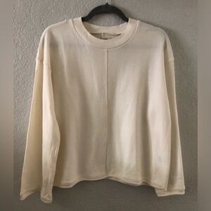 Madewell Women’s Crewneck Sweater in White- Med